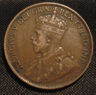 Canada 1914 George V Cent Collectable Grade Coin photo