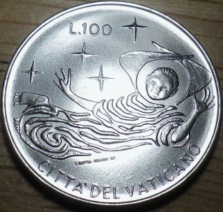 1969 Vatican City 100 Lire - Larger Bu Coin - Look photo