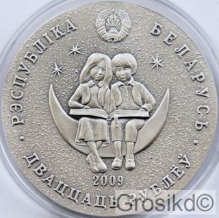 Belarus 2009 20 Rubles Fairy Tales Nutcracker Silver With photo
