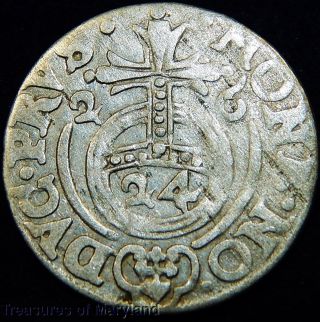 1626 Colonial Silver Poland 1/24 Thaler (sg39) photo