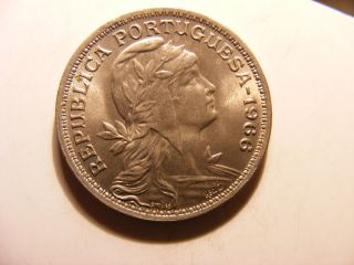 Portugal 50 Centavos,  1966,  Choice Uncirculated photo