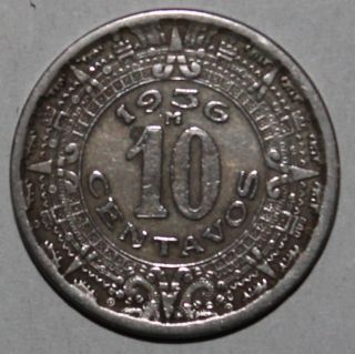Mexican 10 Centavos Coin 1936 - Mexico - Km 432 photo