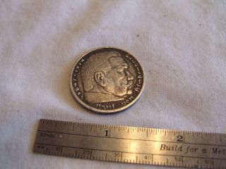 Collectible 1936 Coin Germany 5 Mark Silver Commemorative 1847 - 1934 photo