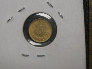 1945 Mexico Dos (2) Pesos Vintage Gold Coin photo