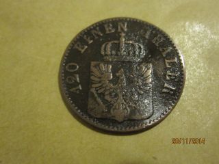 3 Pfennig 1850a.  Prussia photo