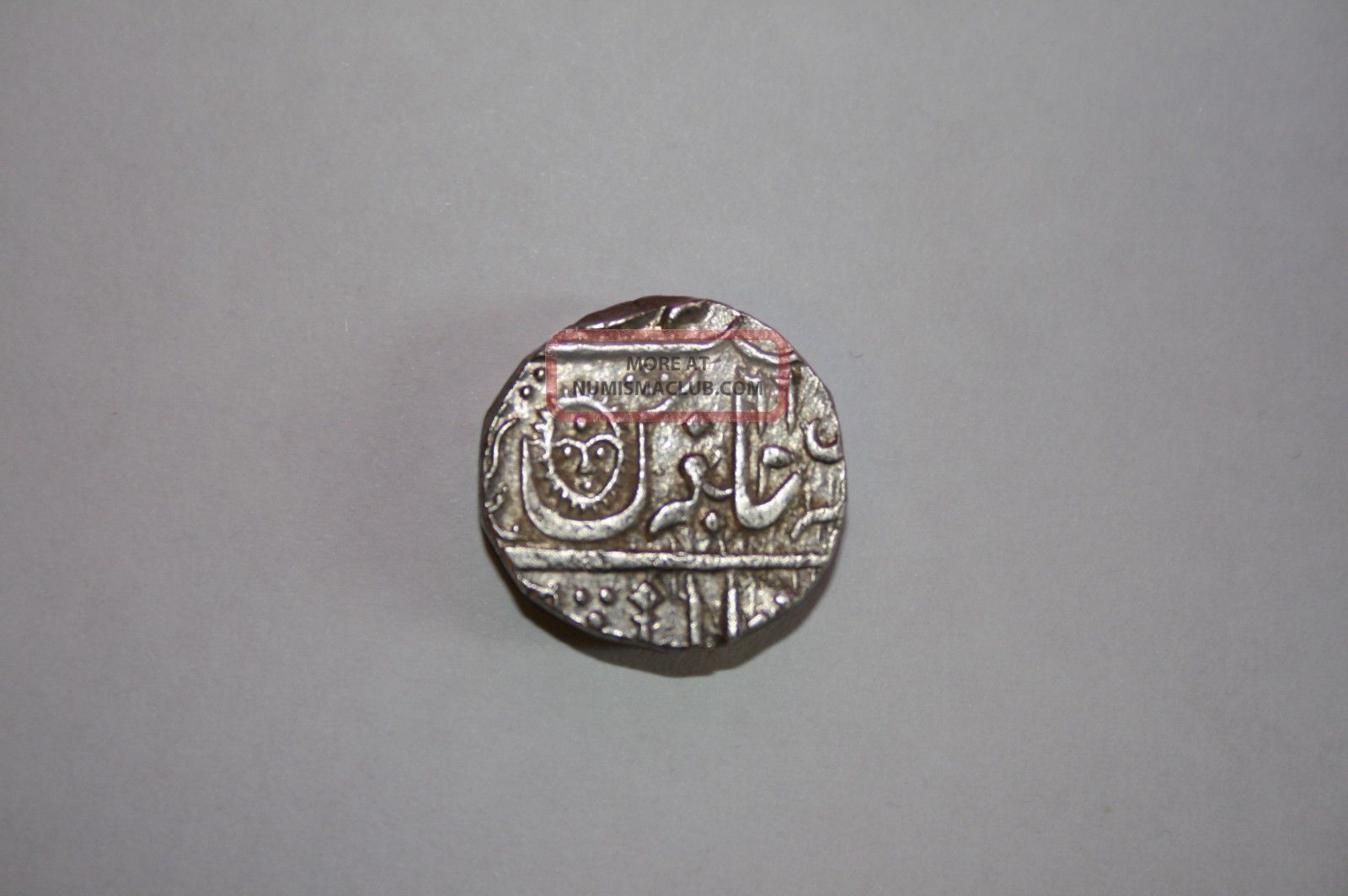 Indian Princley State Indore Silver Rupee Coin Very Rare India photo