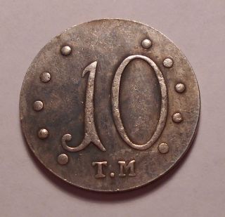 Russia Empire Coin 10 Kopeks 1787 Tavria photo