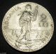 Romania Silver Coin 2 Lei 1914 Km 43 With Some Luster (a1) Europe photo 1