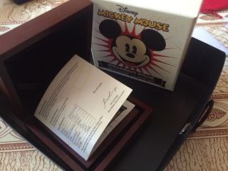 2014 Disney Mickey Mouse Steamboat Willie 1 Oz.  999 Silver Proof Coin/coa/box photo