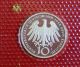 10 Dm Hildegard Von Bingen 1998 Silver Coin (925) Proof Rare Germany photo 1