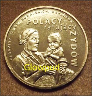 Coin Poland Poles Rescuing Jews During Wwii Holocaust photo