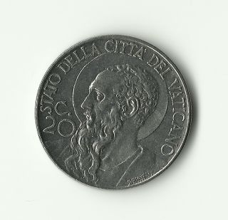 1941 Vatican City 20 Centesimi Coin Uncirculated (unc),  Km 24a photo