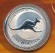 2004 Australian 1 Oz Silver Kangaroo Frosted Uncirculated 1 Dollar Coin Australia photo 2
