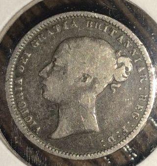 1873 Brittain Six Pence 10 Coin photo