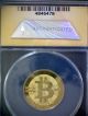 2013 Anacs Ms 65 Loaded 0.  5 Bit Coin - Physical Brass Coin Coins: World photo 1