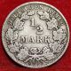 1905 - D Germany 1/2 Mark Silver Foreign Coin S/h Germany photo 1