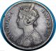 1878 India One Rupee Silver Empress Victoria Patina B199 India photo 5
