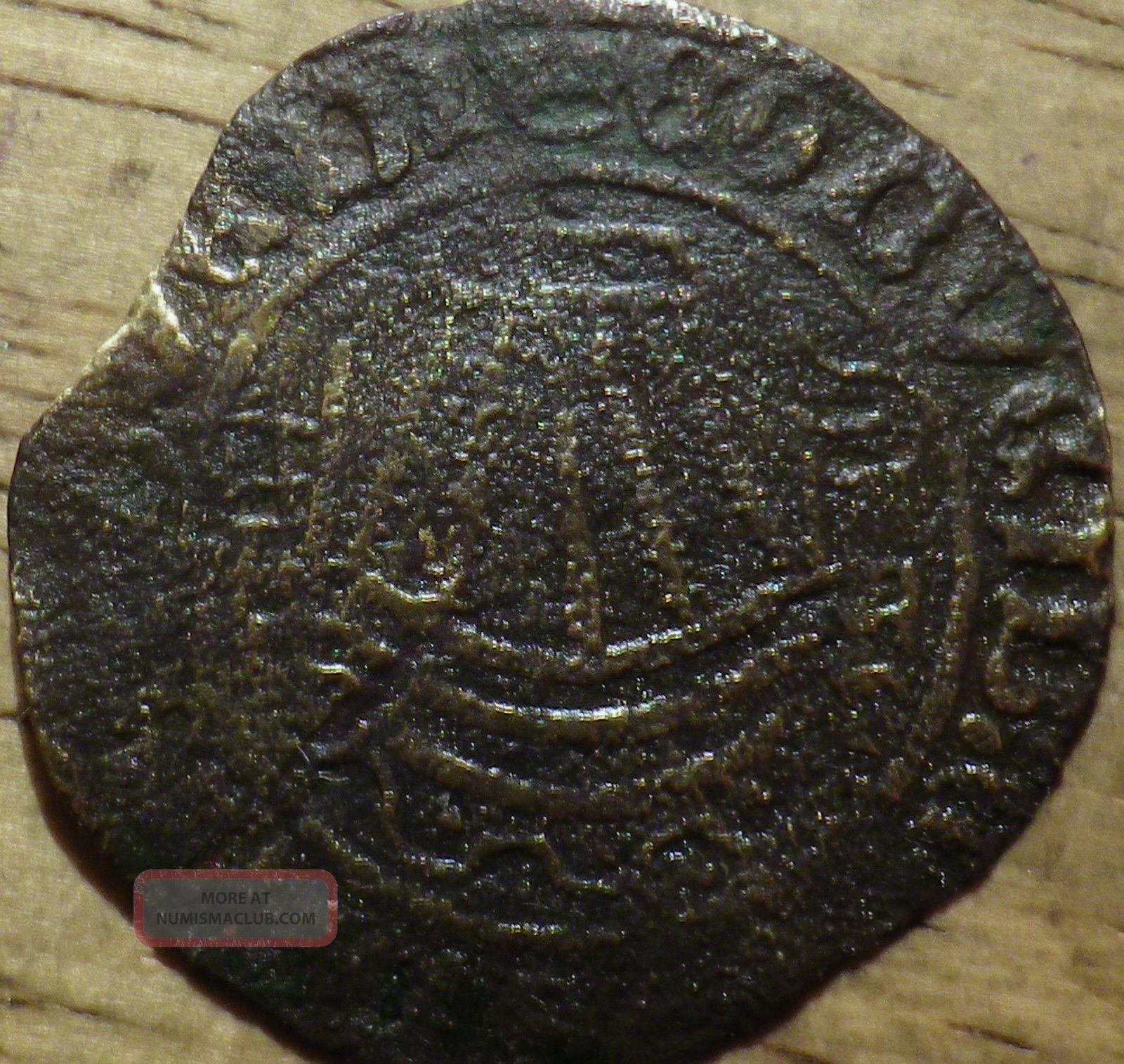 Early Hammered French Jeton - Look Coins: Medieval photo