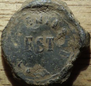 Unknown Old Lead Seal - Look (j) photo