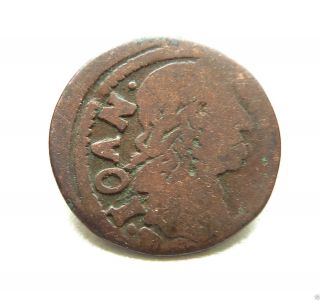 Poland Medieval Copper Coin Solidus.  (o16) photo
