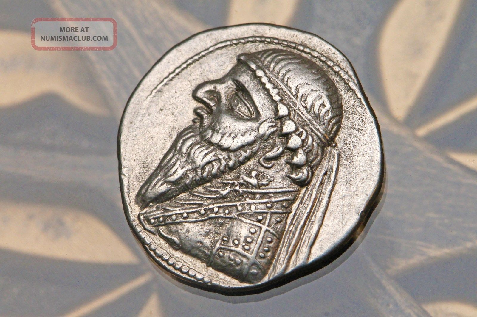 Kings Of Parthia Mithradates Ii 121 - 91 Bc Ar Drachm Ekbatana Sellwood 27.  1 Coins: Medieval photo