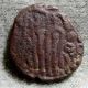 India,  Chola Empire 985 - 1014 A.  D.  Æ 18,  Octopus/monkey Man Coins: Medieval photo 1