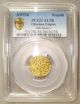 Ah926 (1520) Ottoman Empire,  Suleyman I (the Magnificent) Gold Sequin Pcgs Au58 Coins: Ancient photo 2