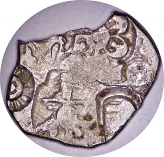 411 - 393 Bc India - Magadhan Empire Sisunaga Dynasty Medieval Silver Coin photo