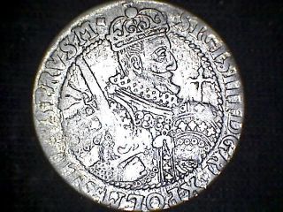 Poland Lithuania Sigismund Iii Vasa 1622 Ort Or 1/4 Thaler,  Silver photo
