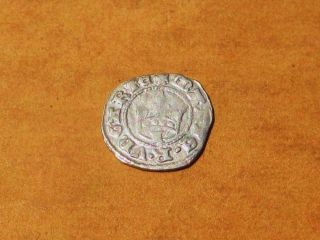 Hungary - Queen Maria (1382 - 1395 A.  D. ) Silver 1 Denar Coin photo