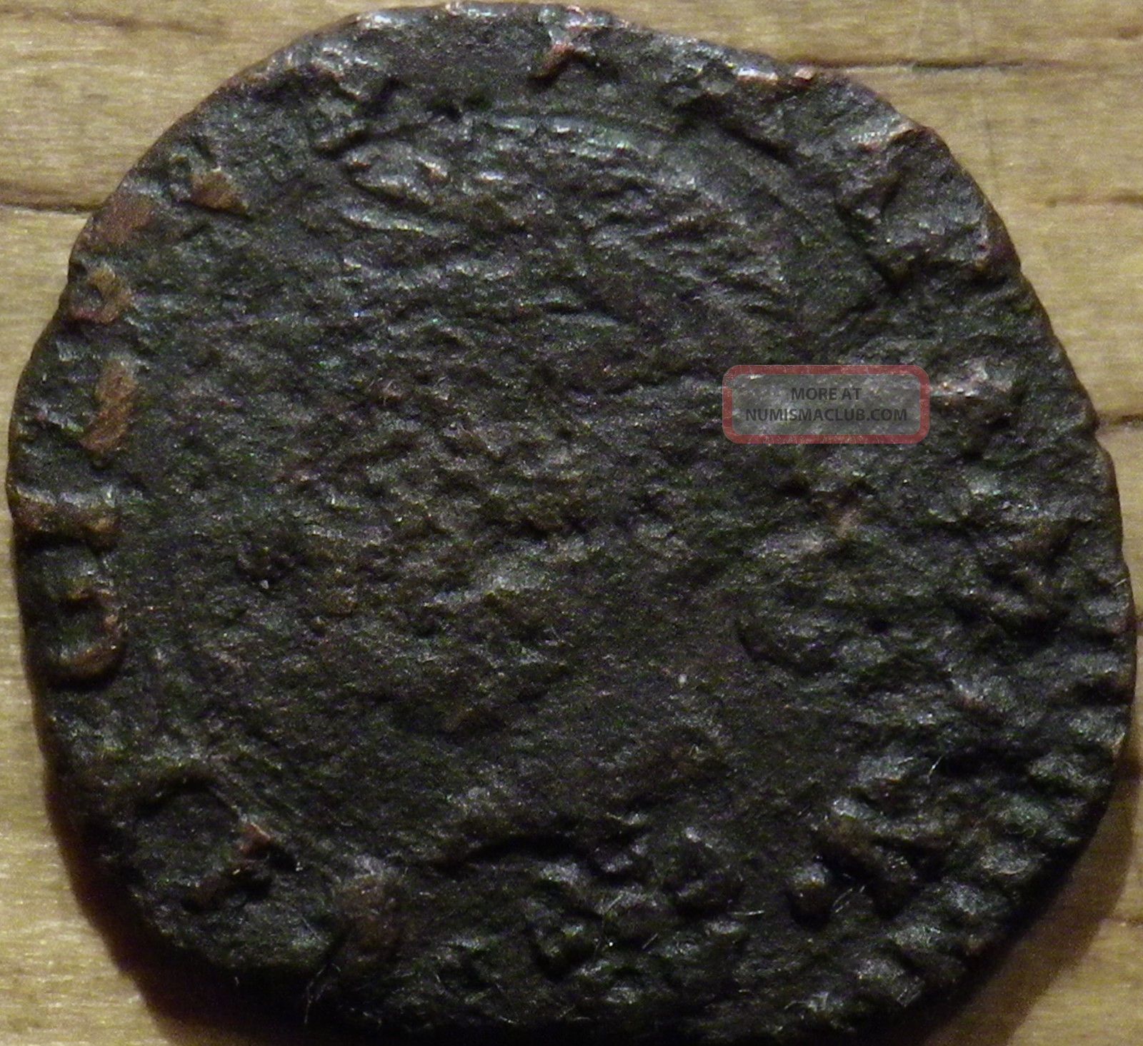 Unknown Old Copper Coin - Look (h) Coins: Medieval photo
