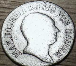 1809 German Silver 6 Kreuzer - Bavaria - Look photo