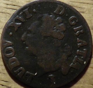 1785 France 1 Liard - Awesome Coin - Look photo