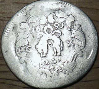 1691 Italy Silver 1 Carlino 10 Grana - Naples Sicily - Look photo