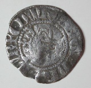 England Medieval Hammered Silver Penny Of Edward Iii (london) photo