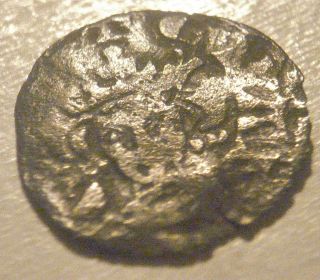 1280 England Edward 1st Hammered Sterling Silver Farthing - Group Iiide - Type 10 photo