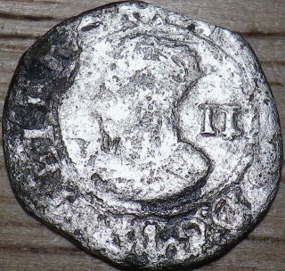 1625 Charles I Silver Hammered 1/2 Groat 2 Pence - Look photo