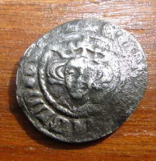 Edward I (1272 - 1307) English Hammered Silver Penny ' Long Cross ' photo