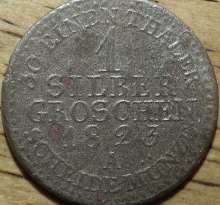 1823 - A German Silver 1 Groschen - Prussia - Look photo