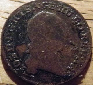 1783 - F Austria 1/4 Kreuzer - Coin - Look photo