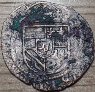 C1500 Spanish Netherlands Silver 1/4 Gros - Flanders - Coin - Look photo
