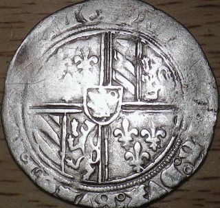 1434 France Silver Double Gros - Larger Coin - Look photo
