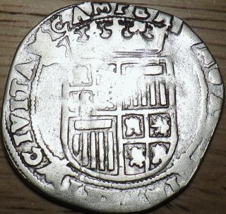 1612 Netherlands Silver 6 Stuivers - Kampen - Larger Coin - Look photo