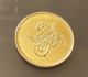 1255 Ah Cairo Egypt Gold Coin 100 Qirsh Abdul Majid Vf Coins: Medieval photo 3
