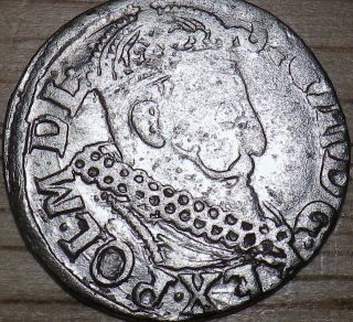 1621 Poland Silver 3 Groschen - Awesome Coin - Look photo