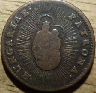 1763 Hungary 1 Denar - Coin - Look photo