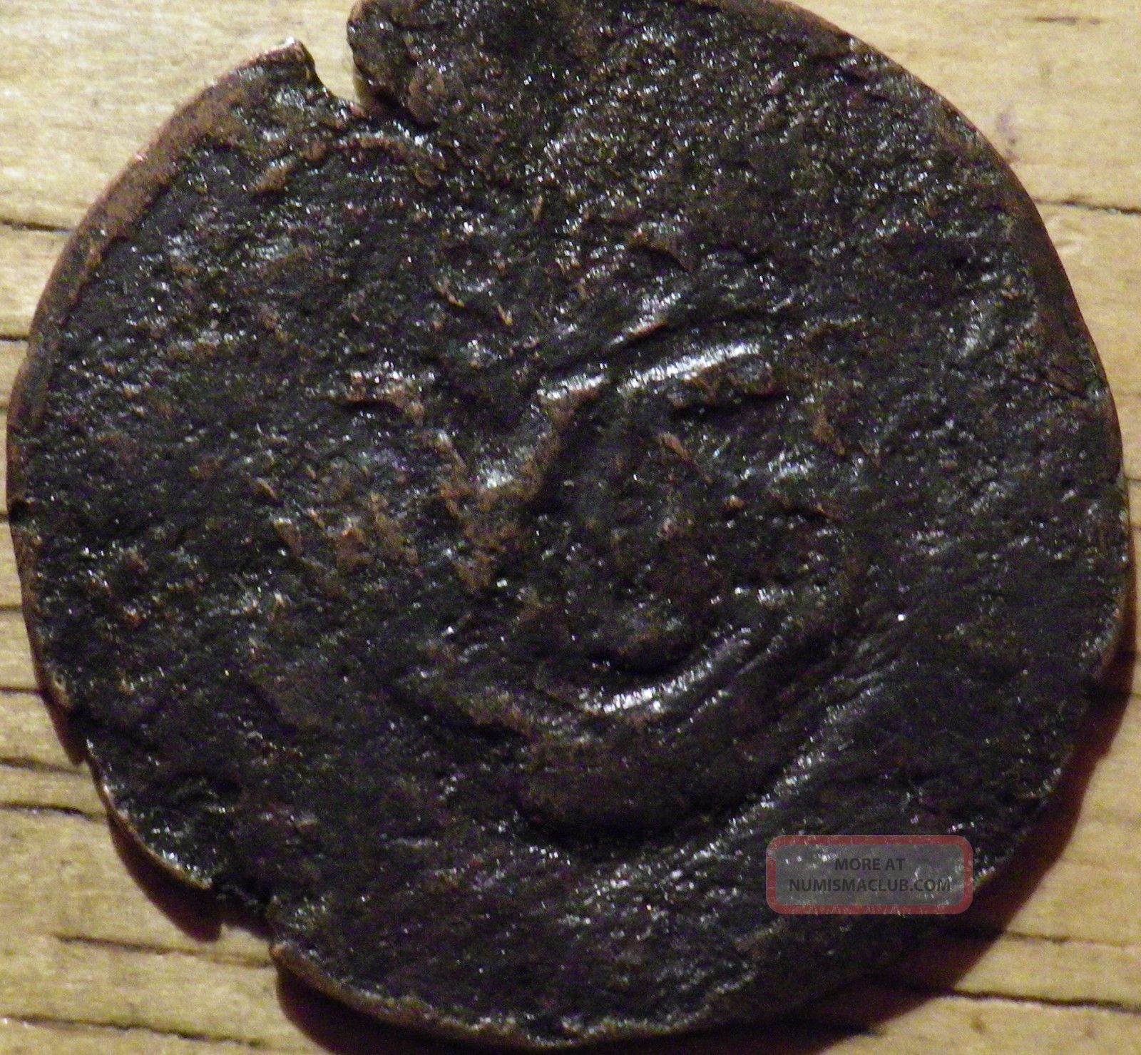 Unknown Old Copper Coin - Larger Coin - Look (g) Coins: Medieval photo