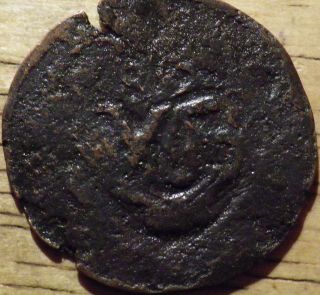 Unknown Old Copper Coin - Larger Coin - Look (g) photo