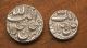 Mughal India Akbar Lahore Azar Ie48 1/4 & Di Ie47 1/2 Rupee Km 66.  3 & 58.  2 Coins: Medieval photo 5