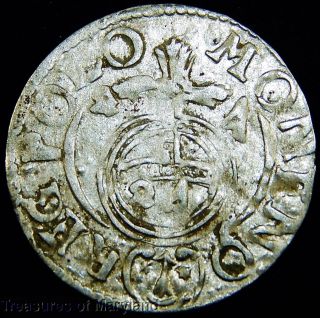 1624 Colonial Silver Poland 1/24 Thaler (pl24) photo